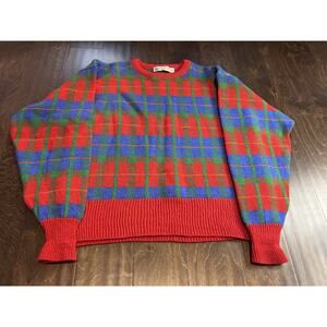Vintage Jantzen Coogi Style Sweater Men’s Size Large Cable Knit Made in USA